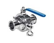 SS304, DN32 Clamped non-retention valve,ISO,SMS BPE Welded Connnection