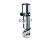 2 INCH 1.4301 butterfly Electric Sanitary Ball Valve with CIP clean function