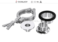 DN10-DN300 Stainless Steel Sanitary Clamp Fittings Sterile Clamp Union