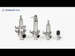 Υγιεινής EPDM Πίεση 120°C Πάνω από τα άκρα της λαβής της βαλβίδας ροής