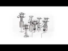 Κατώτατη βαλβίδα δεξαμενών DONJOY πνευματική εσωτερική ανοικτή με τη σύνδεση σφιγκτηρών