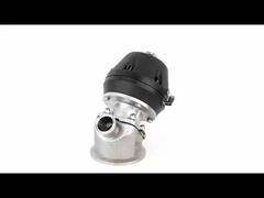 316L Πνευματική ή χειροκίνητη βαλβίδα υγειονομικού διαφράγματος κάτω από δεξαμενή 1' - 4'