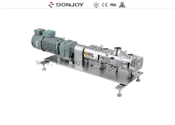 SS316L Two Head Twin Screw Pump For Big Particle Products