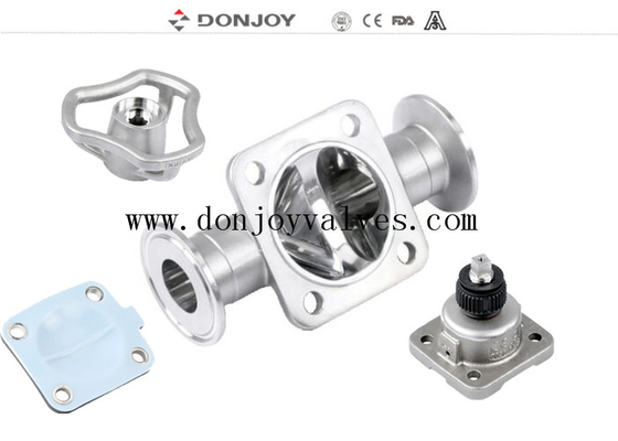 Sanitary Silicone Diaphragm Valve Resistant For Food, Beverage, And Pharmaceutical Industries