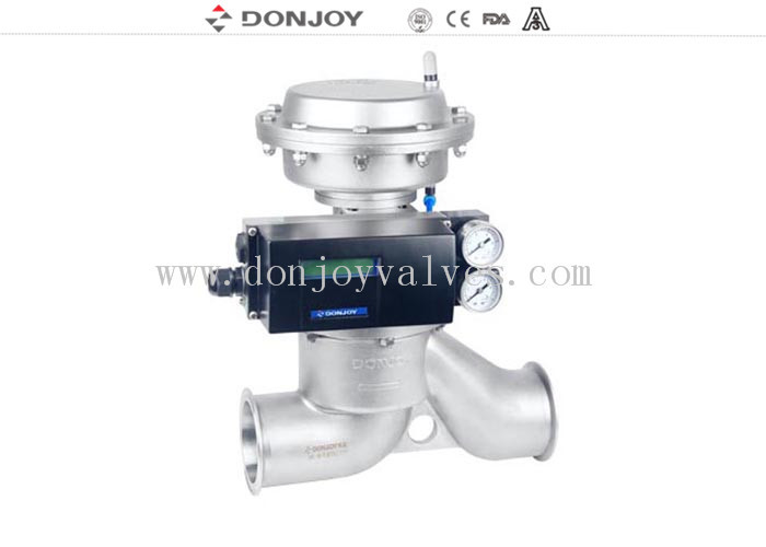 Βαλβίδα σφαιρών DN100 Donjoy με τον ενεργοποιητή ανοξείδωτου με το IL TOP1441 για τα τρόφιμα