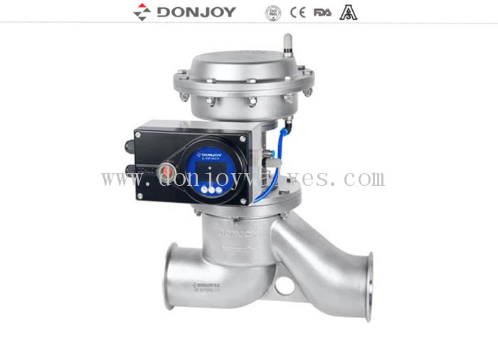 Βαλβίδα σφαιρών DN100 Donjoy με τον ενεργοποιητή ανοξείδωτου με το IL TOP1441 για τα τρόφιμα