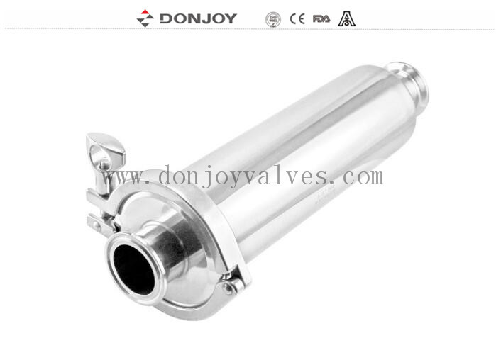 Υγιεινό φίλτρο σε γραμμή / SS316L Straight Type Strainer με Τρι-Clamp End