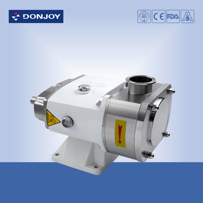 Vertical sanitary rotary lobe  Pump with 2"Hopper connection for transfer cosmetic syrup pharmacy