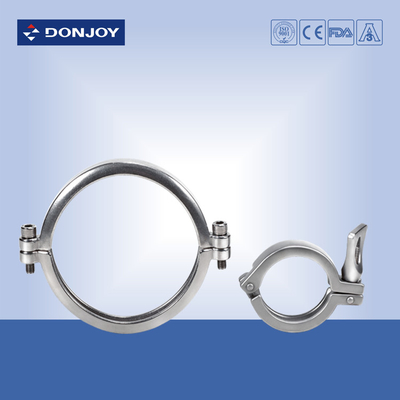Sanitary Stainless Steel High Pressure Hose / Pipeline Clamp 13MHP SS304/ Single pin Clamp