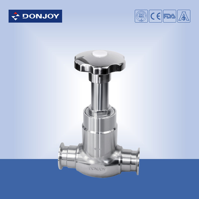1/2" - 3" Direct Way Manually Clamped Stainless Steel Valves With SS Handwheel