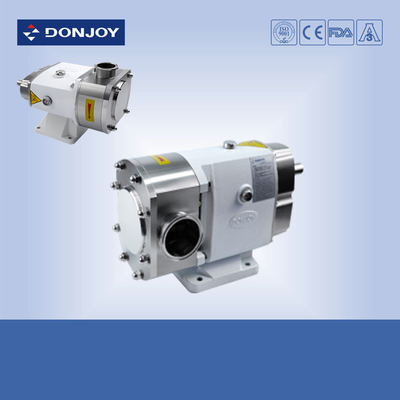 Vertical sanitary rotary lobe  Pump with 2"Hopper connection for transfer cosmetic syrup pharmacy