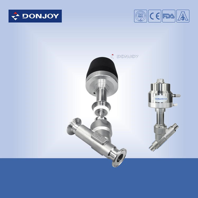Donjoy  Pneumatic angle seat valve with tri calmp for 180°C Steam