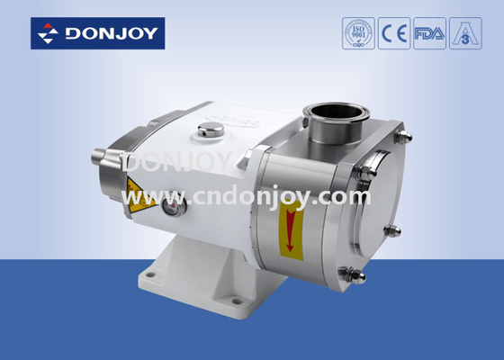 Vertical sanitary rotary lobe  Pump with 2"Hopper connection for transfer cosmetic syrup pharmacy