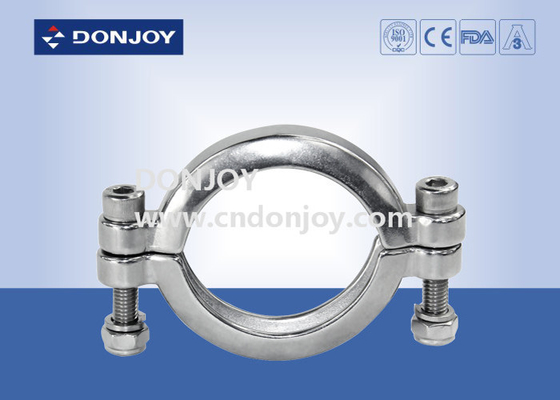 Sanitary Stainless Steel High Pressure Hose / Pipeline Clamp 13MHP SS304/ Single pin Clamp