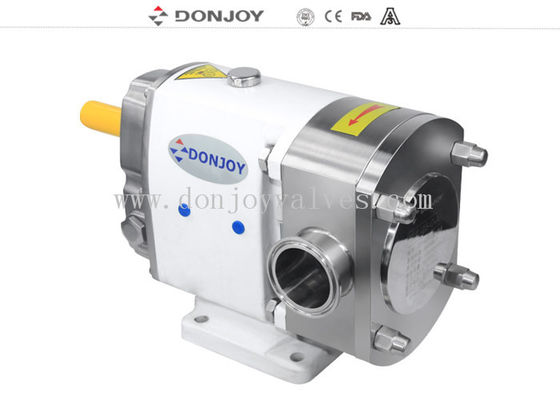 Stainless Steel Lobe Rotary Pump Fit Regulating Syrup Candy Chocolate Pharmacy