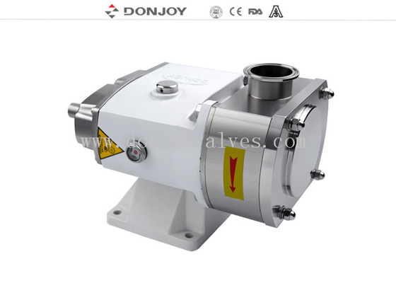 Vertical sanitary rotary lobe  Pump with 2"Hopper connection for transfer cosmetic syrup pharmacy