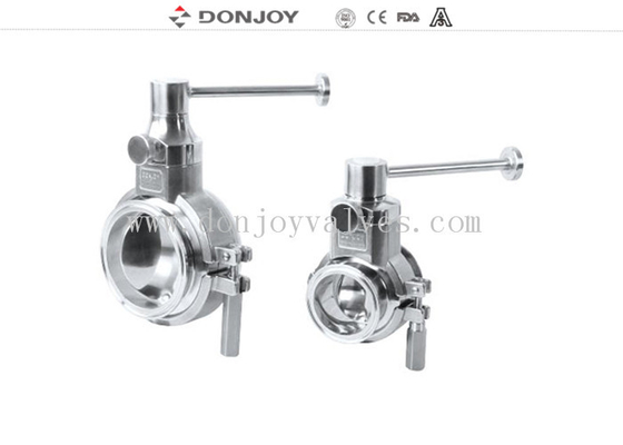 Solid State Particle 2" Hygienic Aeration Butterfly Valve