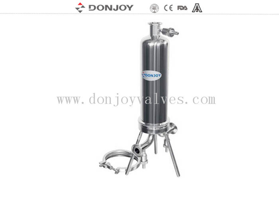 Biogas Pipeline Filter Housing , 316L Stainless Steel Sever Cartridge Air Filter