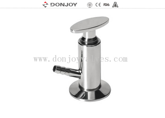 Sanitary Stainless Elliptic  Sample  valve Clamped Connection SS304 / ss316L Gasket PTFE