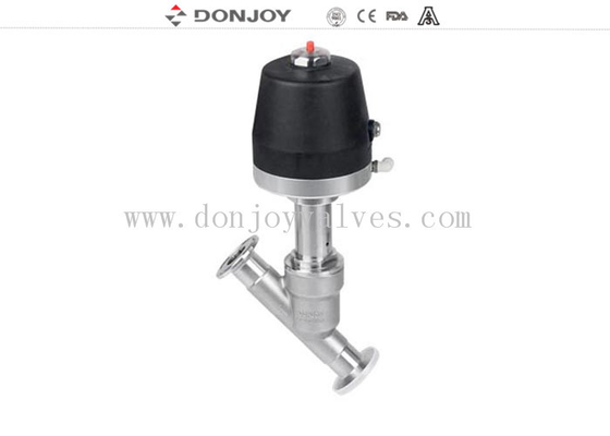 Donjoy  Pneumatic angle seat valve with tri calmp for 180°C Steam