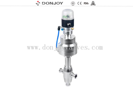 Pneumatic 3 Way Shut Off Globe Valve With Control Top