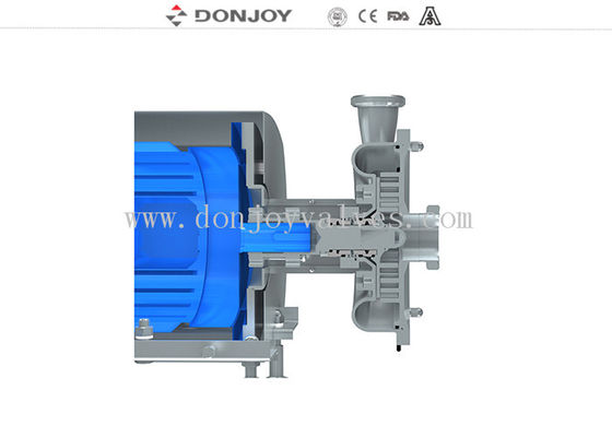SS316L Pharmaceutical Pump with Single Seal and 1.5" Thread Connection for High Purity Applications