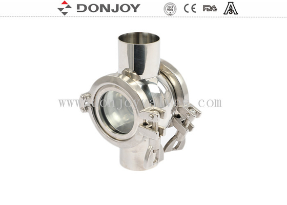 DN25 150 Degrees Waterproof Hygienic Sight Glass