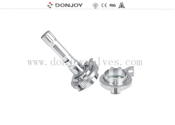 Donjoy Clamp Stainless Steel Sight Glass With Light / Sanitary