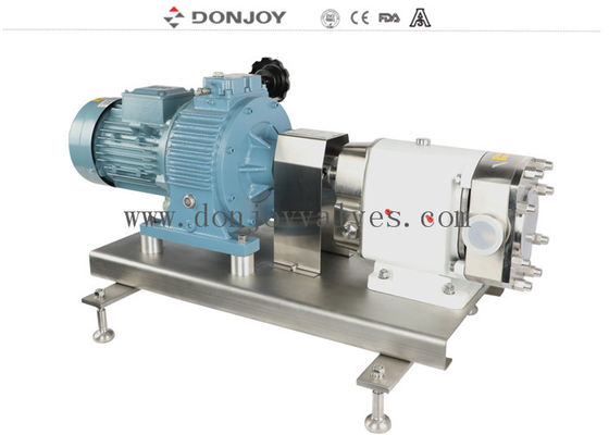 TUL-60 Rotary Lobe Pump With Mechanical Manual Adjust Motor With Motor For Honey