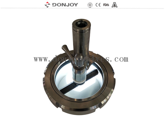 DN125 Tank Union Type Stainless Steel Sight Glass With Light And Wipper